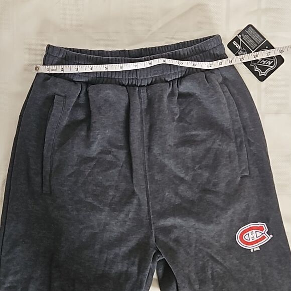 NHL Men's Canadian Montreal Logo Sweatpants Small Gray - Picture 9 of 16